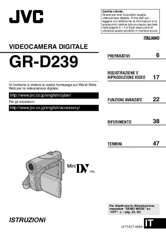 Mode d'emploi JVC GR-D239