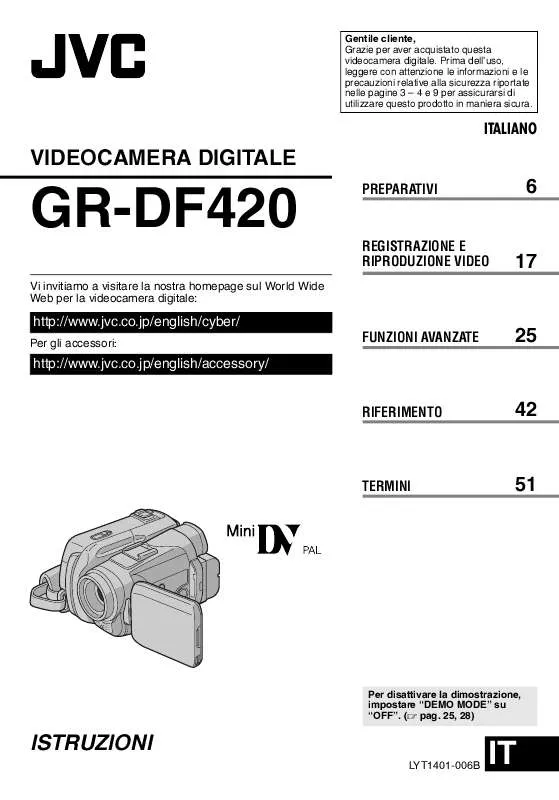 Mode d'emploi JVC GR-DF420