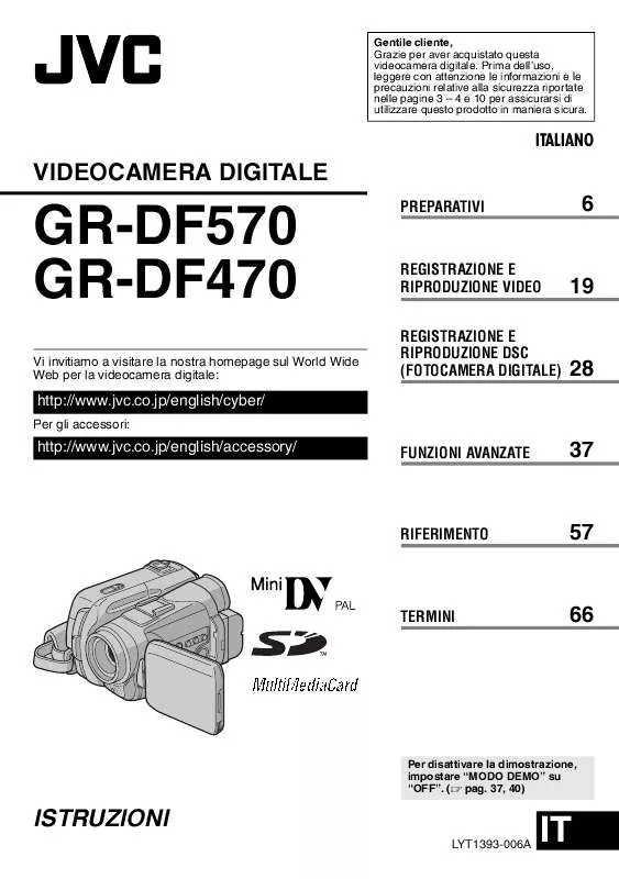 Mode d'emploi JVC GR-DF470