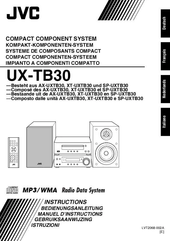 Mode d'emploi JVC UX-TB30E