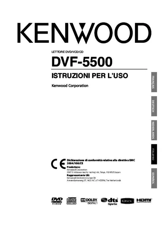 Mode d'emploi KENWOOD DVF-5500