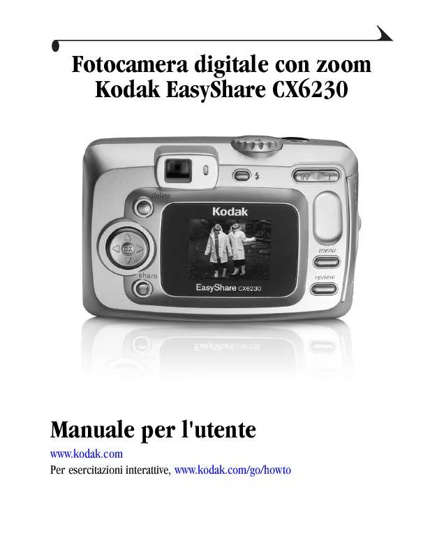 Mode d'emploi KODAK CX6230