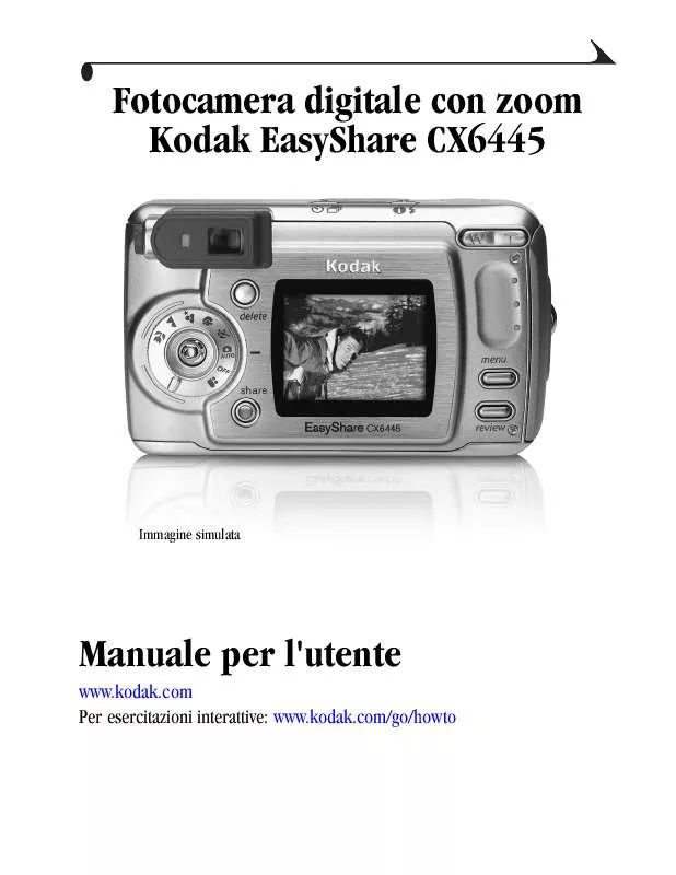 Mode d'emploi KODAK CX6445