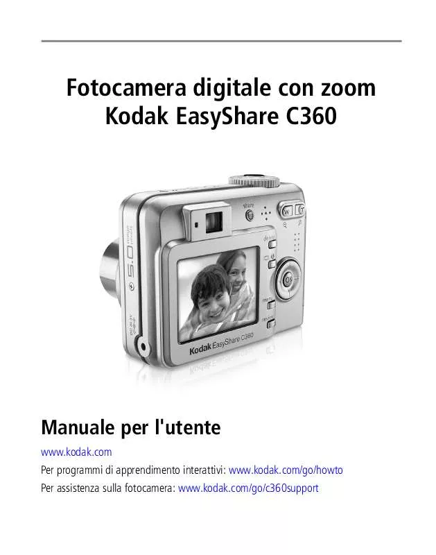 Mode d'emploi KODAK EASYSHARE C360