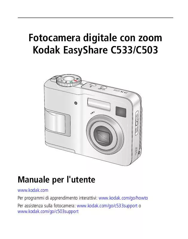 Mode d'emploi KODAK EASYSHARE C503