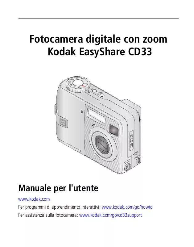 Mode d'emploi KODAK EASYSHARE CD33