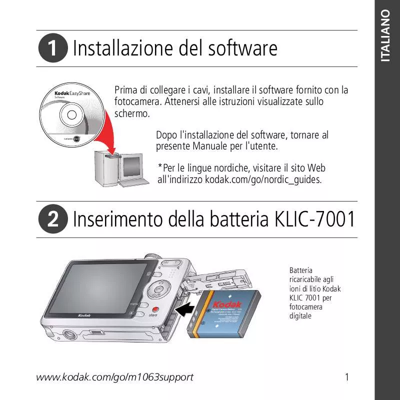 Mode d'emploi KODAK MD1063