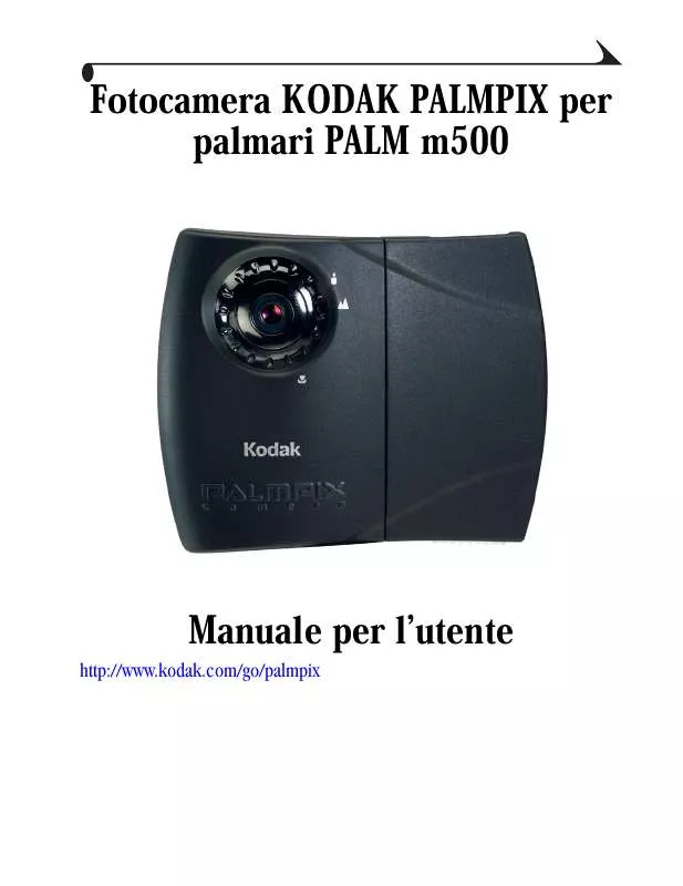 Mode d'emploi KODAK PALMPIX M500