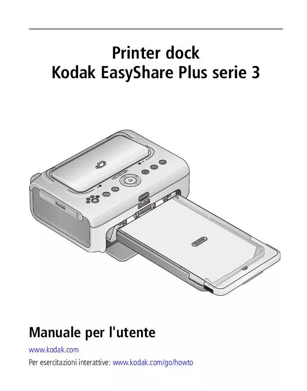 Mode d'emploi KODAK PRINTER DOCK PLUS 3