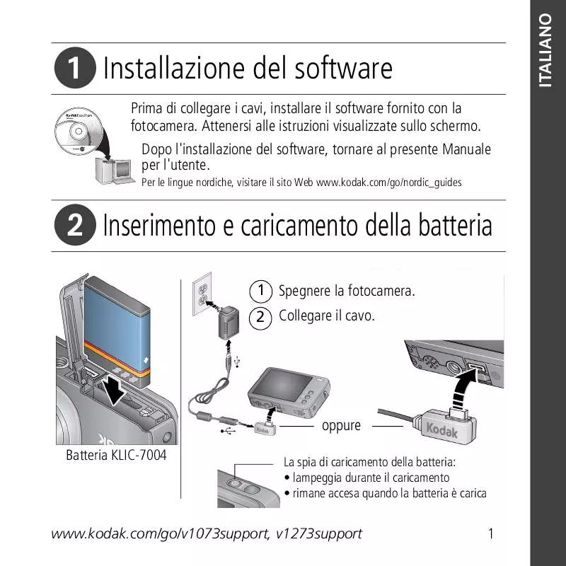 Mode d'emploi KODAK V1273