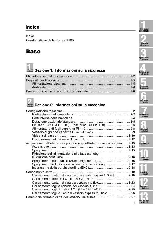 Mode d'emploi KONICA MINOLTA 7165