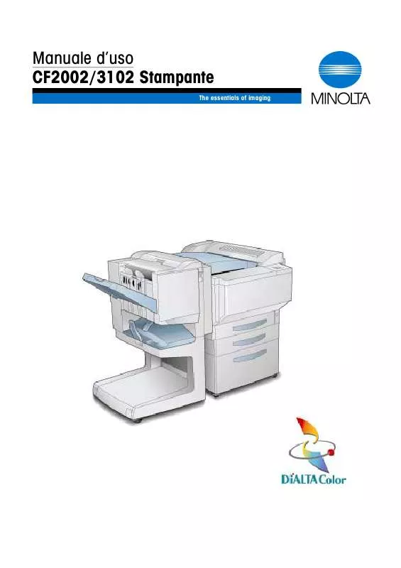 Mode d'emploi KONICA MINOLTA CF2002P