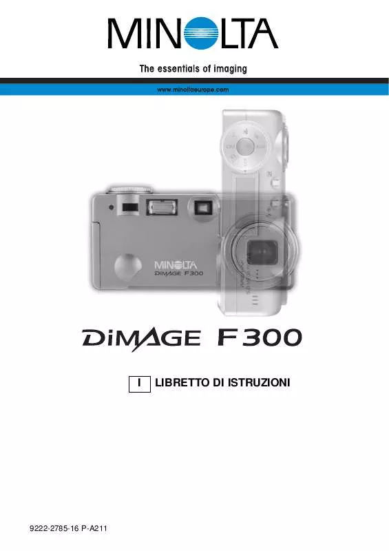 Mode d'emploi KONICA MINOLTA DIMAGE F300