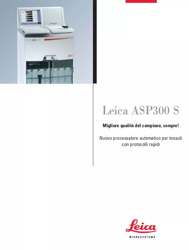 Mode d'emploi LEICA ASP 300 S