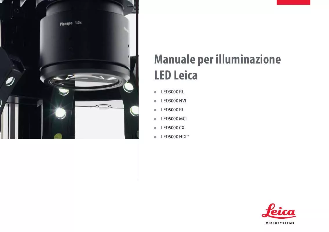 Mode d'emploi LEICA LED5000