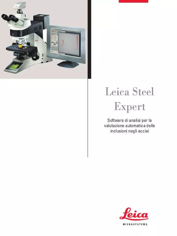 Mode d'emploi LEICA STEEL EXPERT