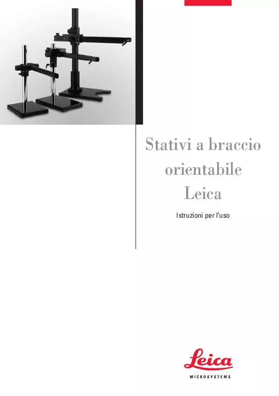 Mode d'emploi LEICA SWINGARM STAND