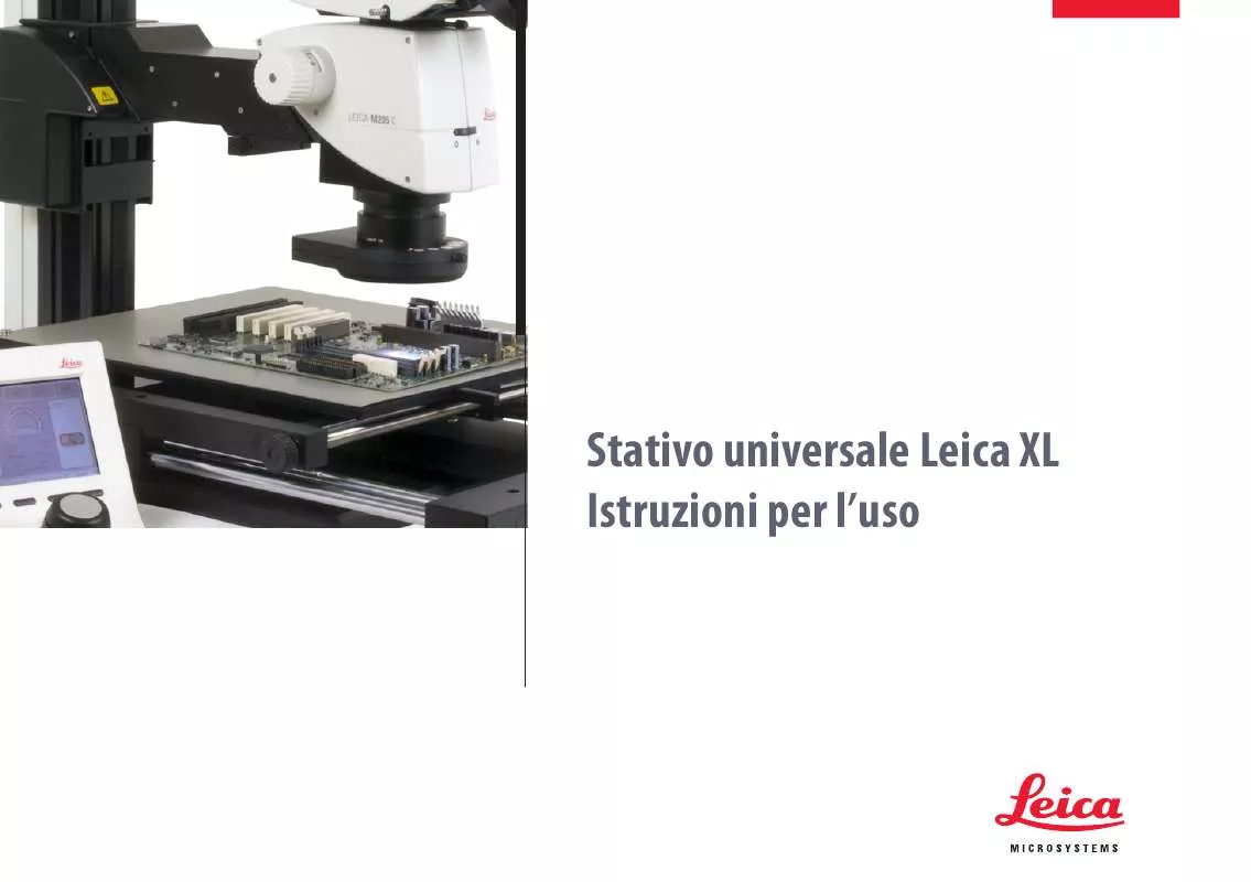 Mode d'emploi LEICA XL UNIVERSAL STATIV