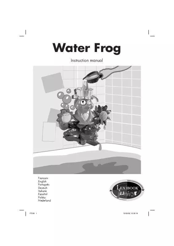 Mode d'emploi LEXIBOOK WATER FROG