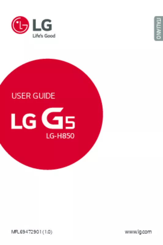 Mode d'emploi LG G5