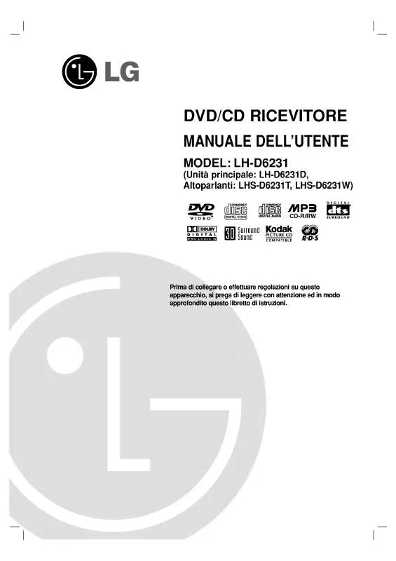 Mode d'emploi LG LH-D6231D