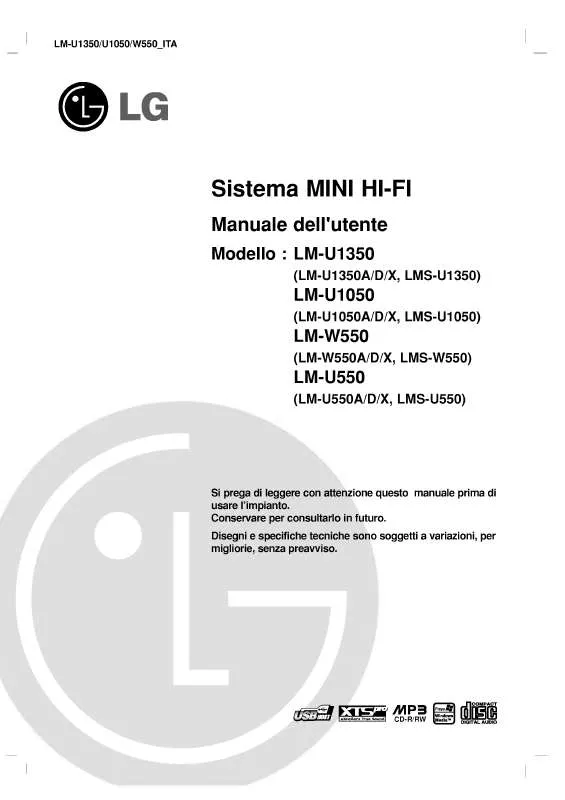 Mode d'emploi LG LM-U1350D