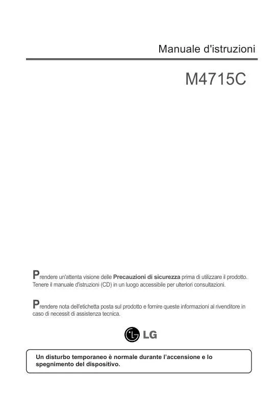 Mode d'emploi LG M4715CCBA