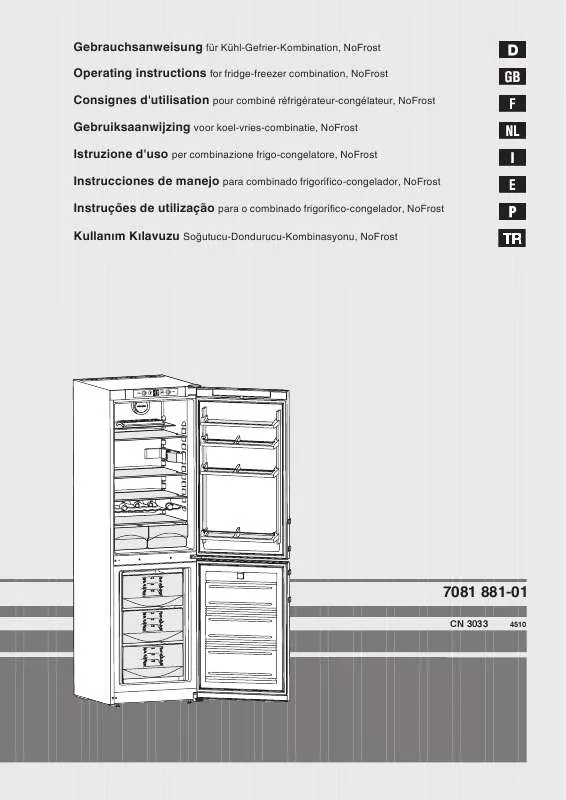 Mode d'emploi LIEBHERR CN 304