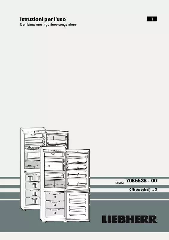 Mode d'emploi LIEBHERR CN 3423 COMFORT