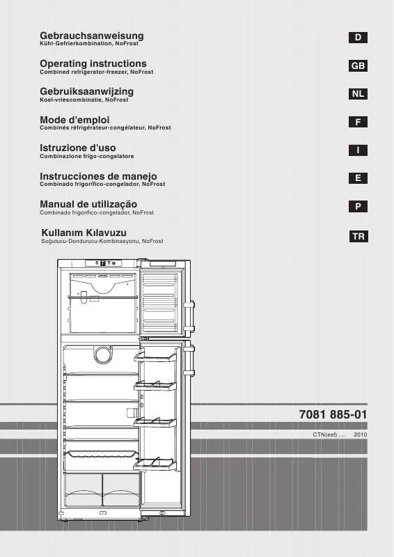 Mode d'emploi LIEBHERR CTNESF 3113