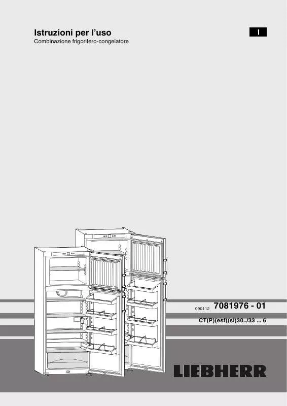 Mode d'emploi LIEBHERR CTSL 3306