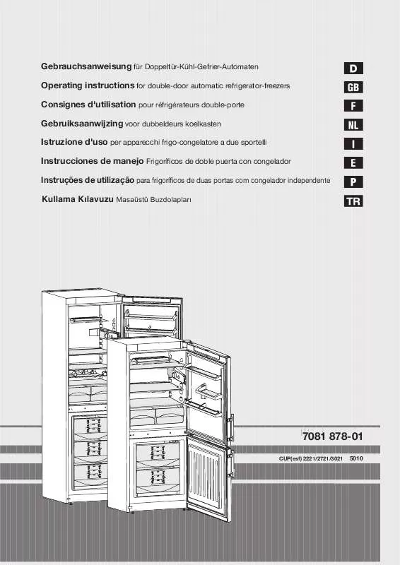 Mode d'emploi LIEBHERR CUP 304