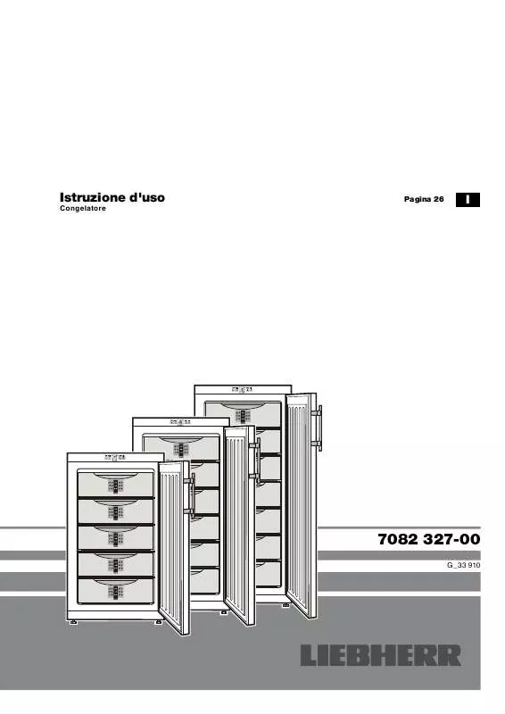 Mode d'emploi LIEBHERR G 2033 COMFORT