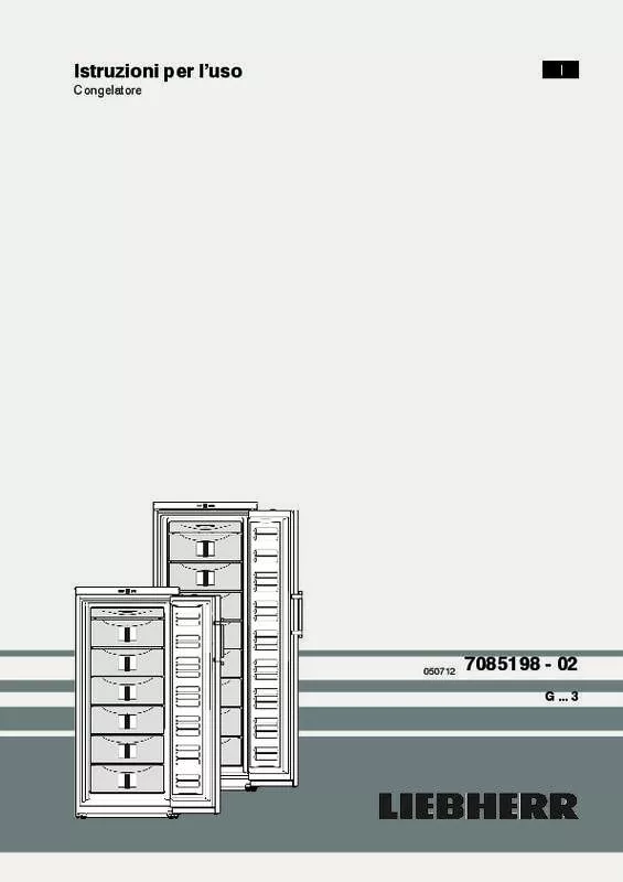 Mode d'emploi LIEBHERR GP 3013 COMFORT