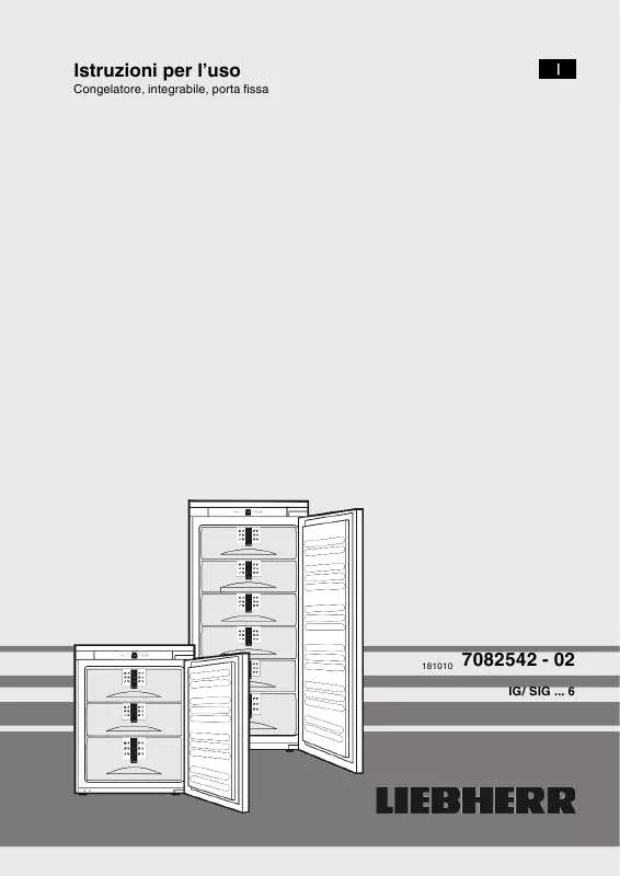 Mode d'emploi LIEBHERR IG 956