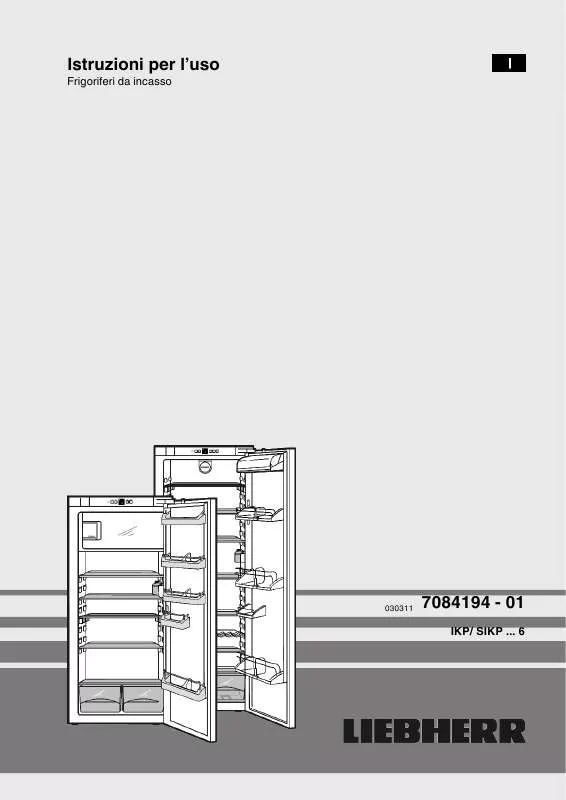 Mode d'emploi LIEBHERR IKP 2460