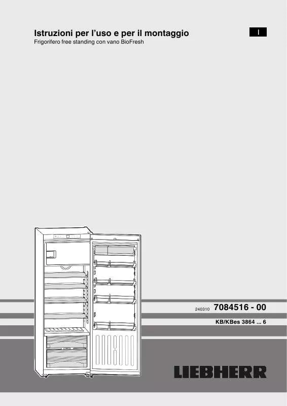 Mode d'emploi LIEBHERR KB 3864