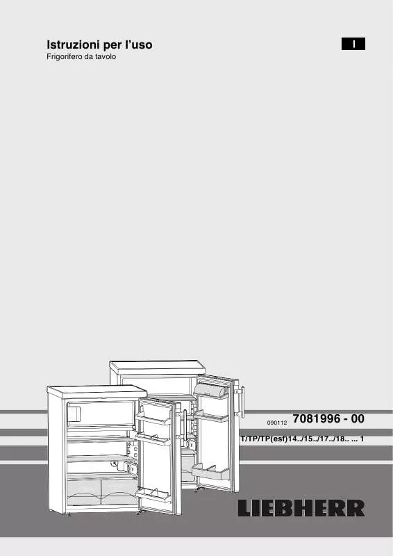 Mode d'emploi LIEBHERR T 1414