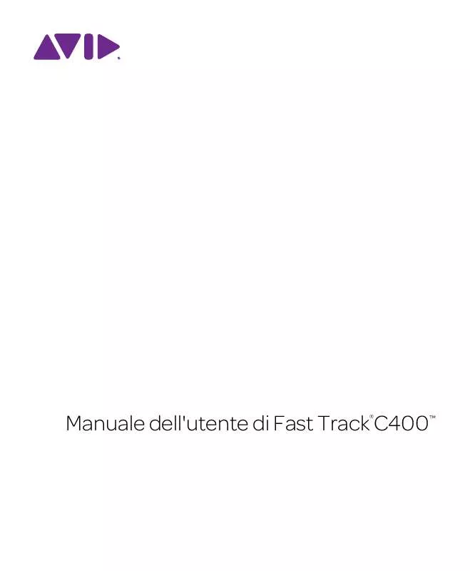 Mode d'emploi M-AUDIO FAST TRACK C400