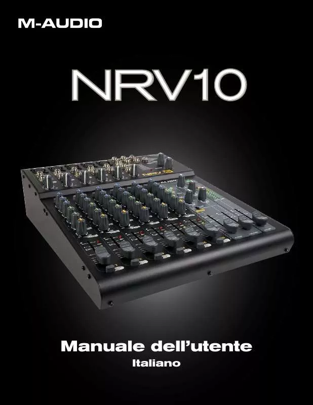 Mode d'emploi M-AUDIO NRV10