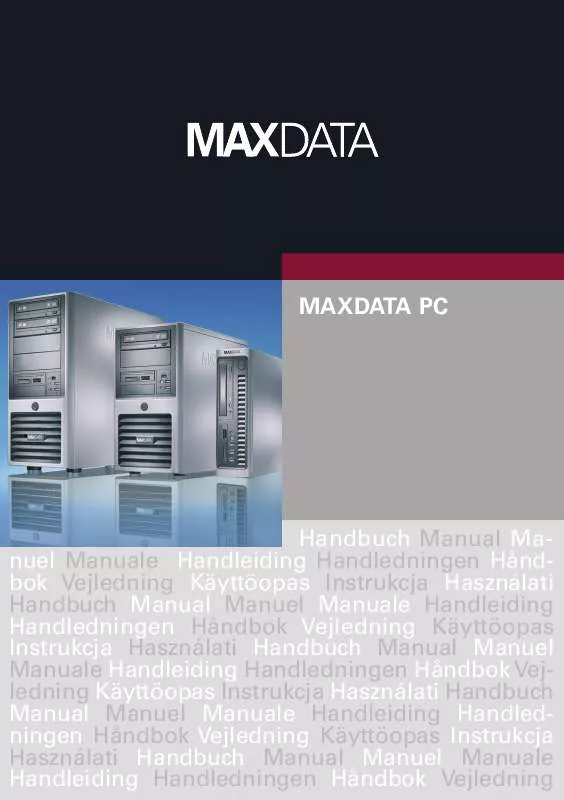 Mode d'emploi MAXDATA PC ATX