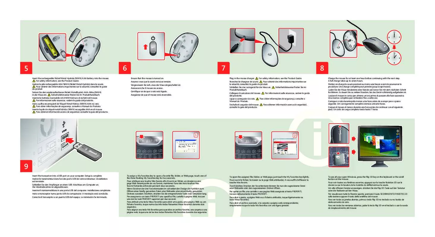 Mode d'emploi MICROSOFT WIRELESS LASER DESKTOP 7000