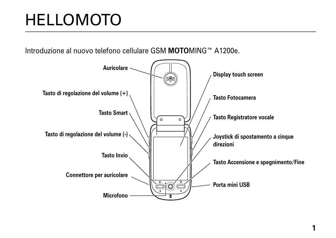 Mode d'emploi MOTOROLA MOTOMING A1200