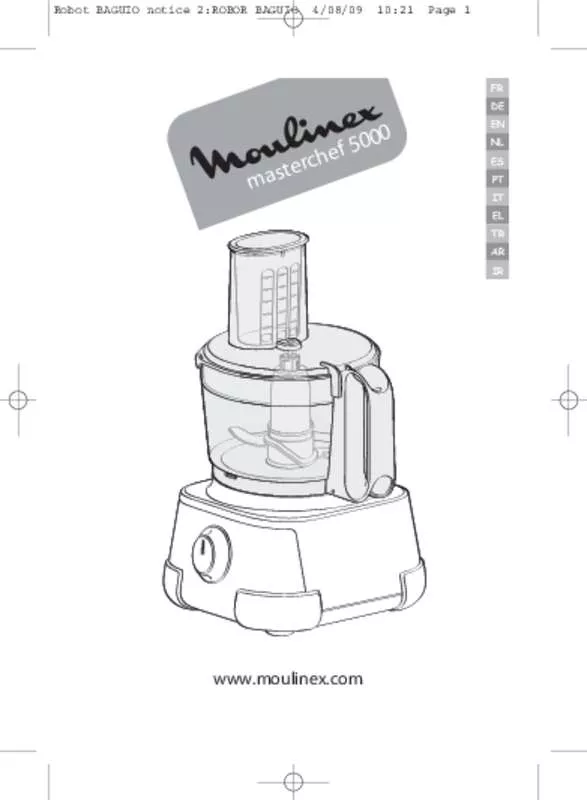 Mode d'emploi MOULINEX FP 520G