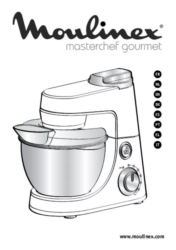 Mode d'emploi MOULINEX MASTERCHEF GOURMET QA416