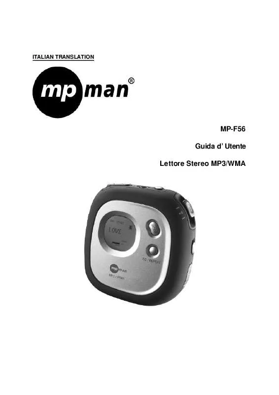 Mode d'emploi MPMAN MP-F56