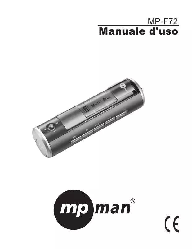 Mode d'emploi MPMAN MP-F72