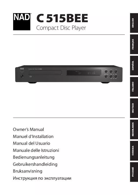 Mode d'emploi NAD C515BEE