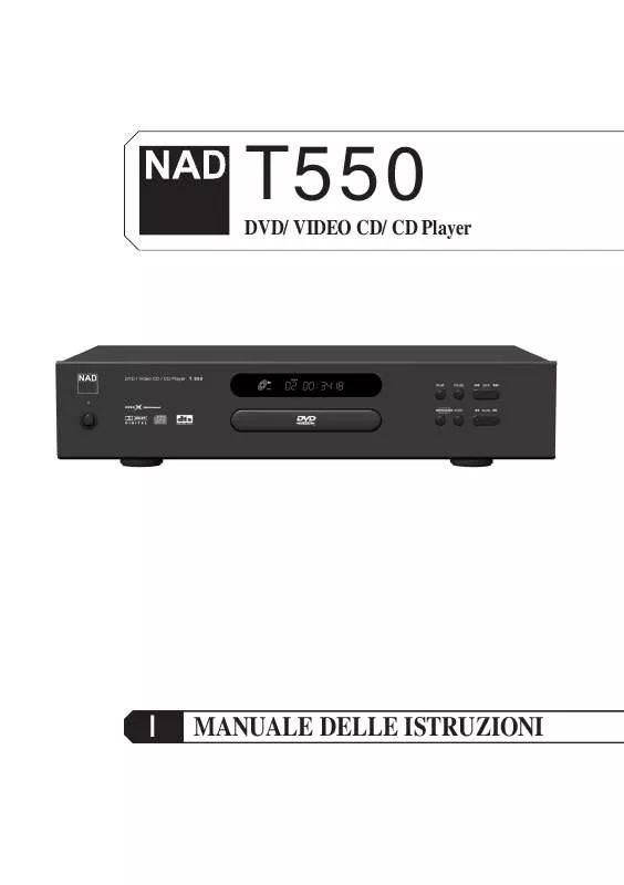 Mode d'emploi NAD T550