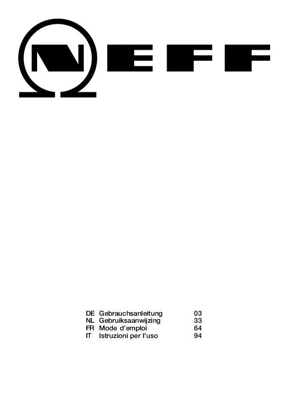 Mode d'emploi NEFF T43T